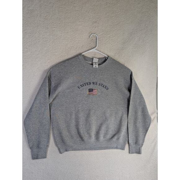 Vintage Sweatshirt Mens XL Gray Sept 9/11 Remember WTC Memorial - Picture 1 of 16